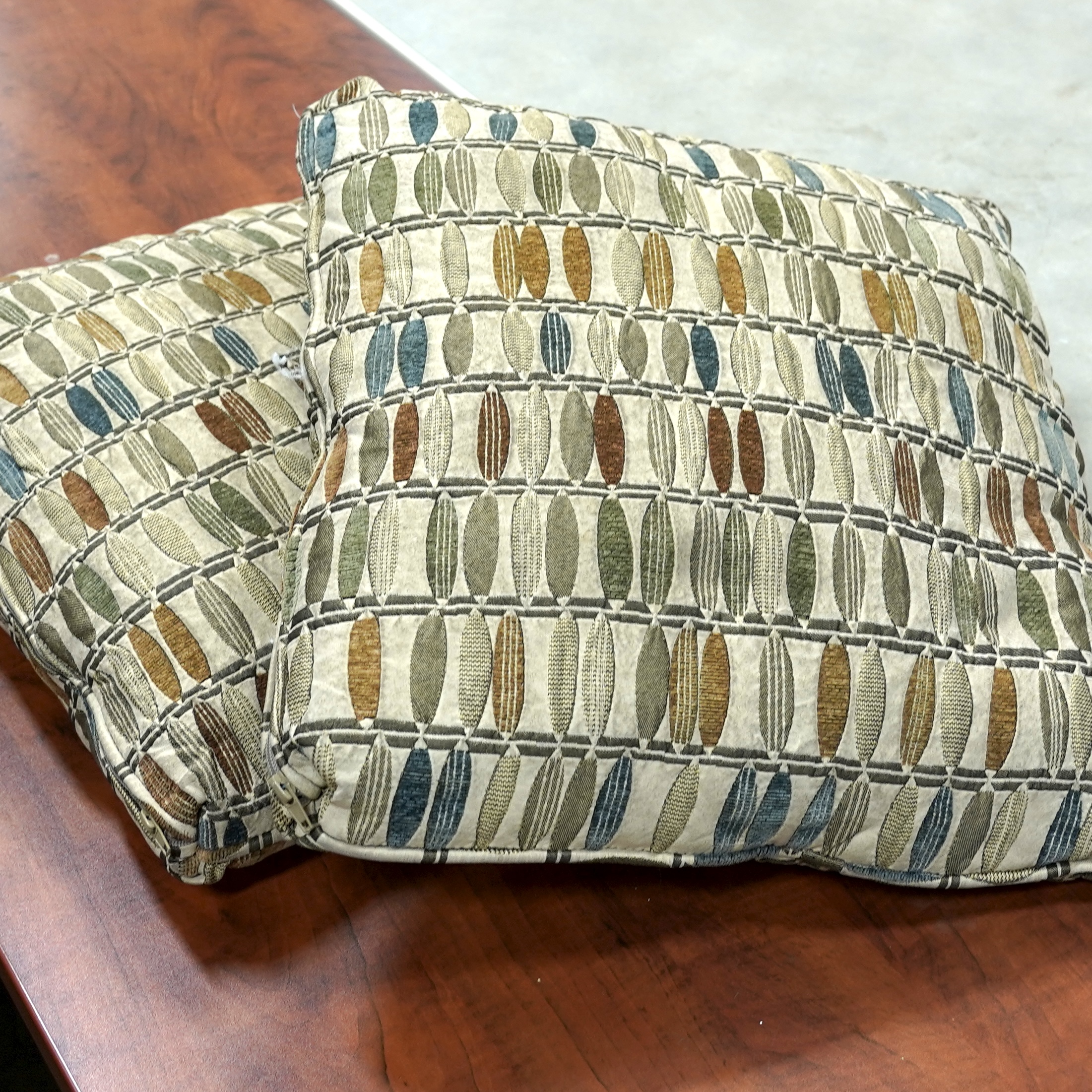 The leaves in Riverside aren't changing, but you can still fall in love with our harvest-palette pillows.