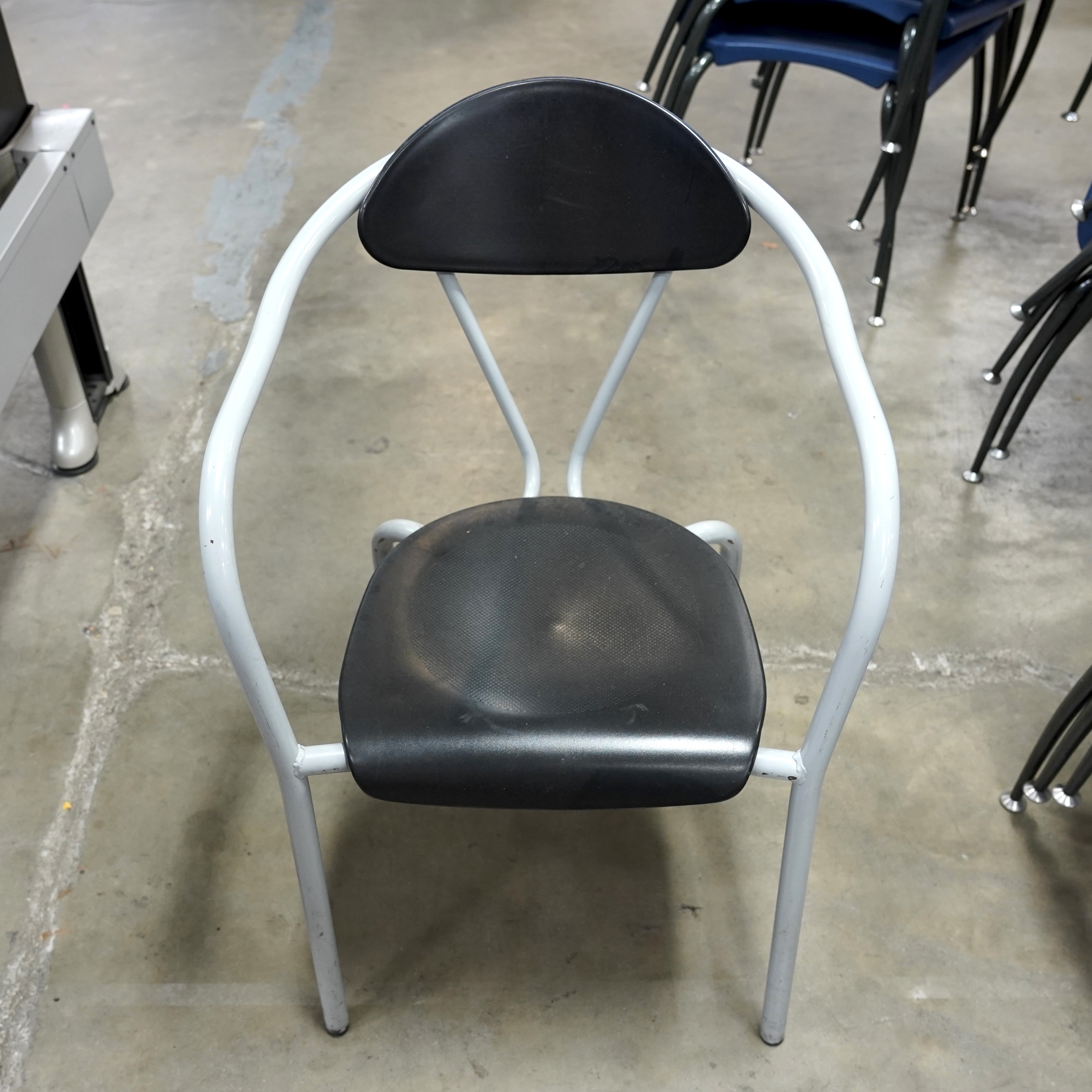 Black-and-Gray Belca Piera PL Chairs.