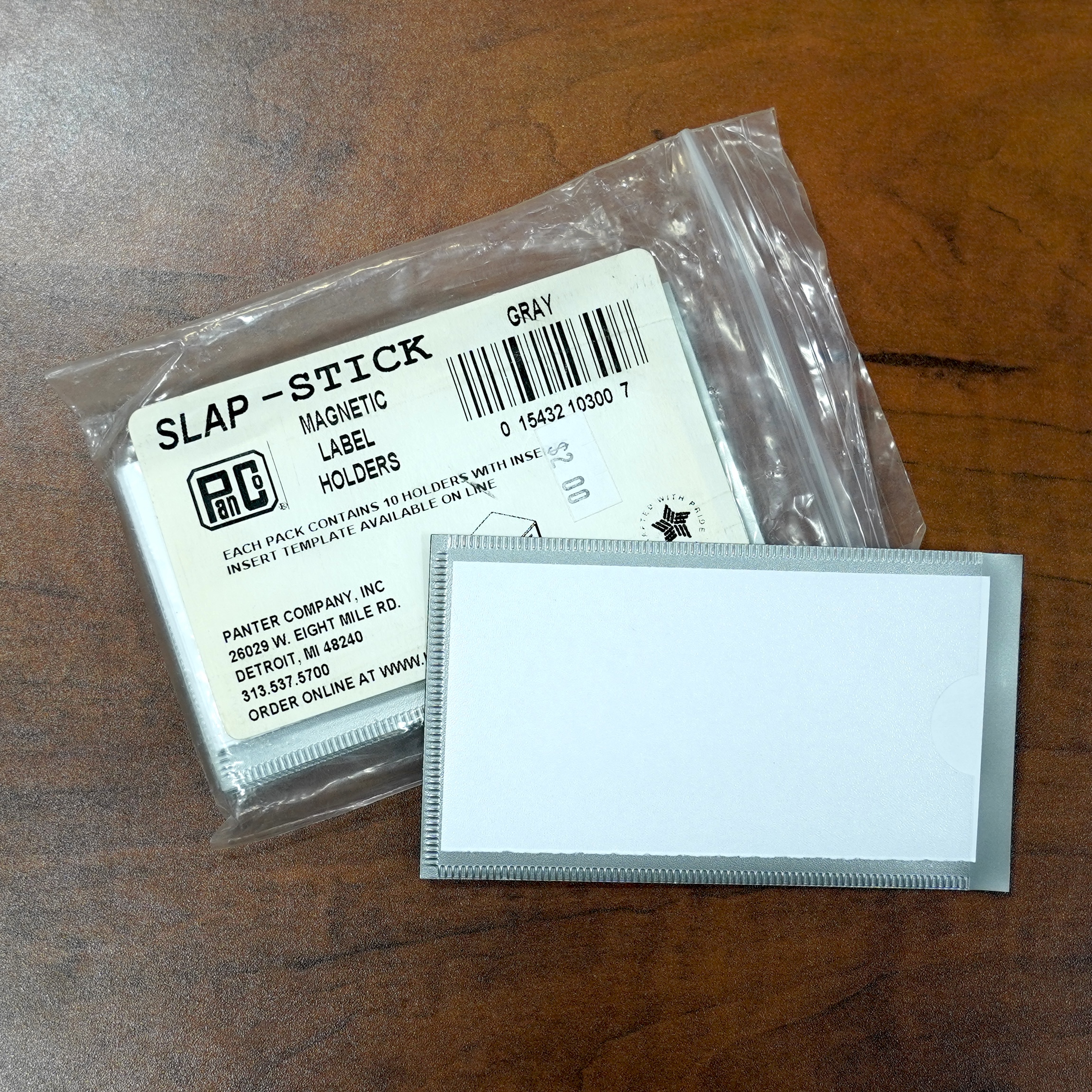 Packs of 10 Magnetic Label Holders