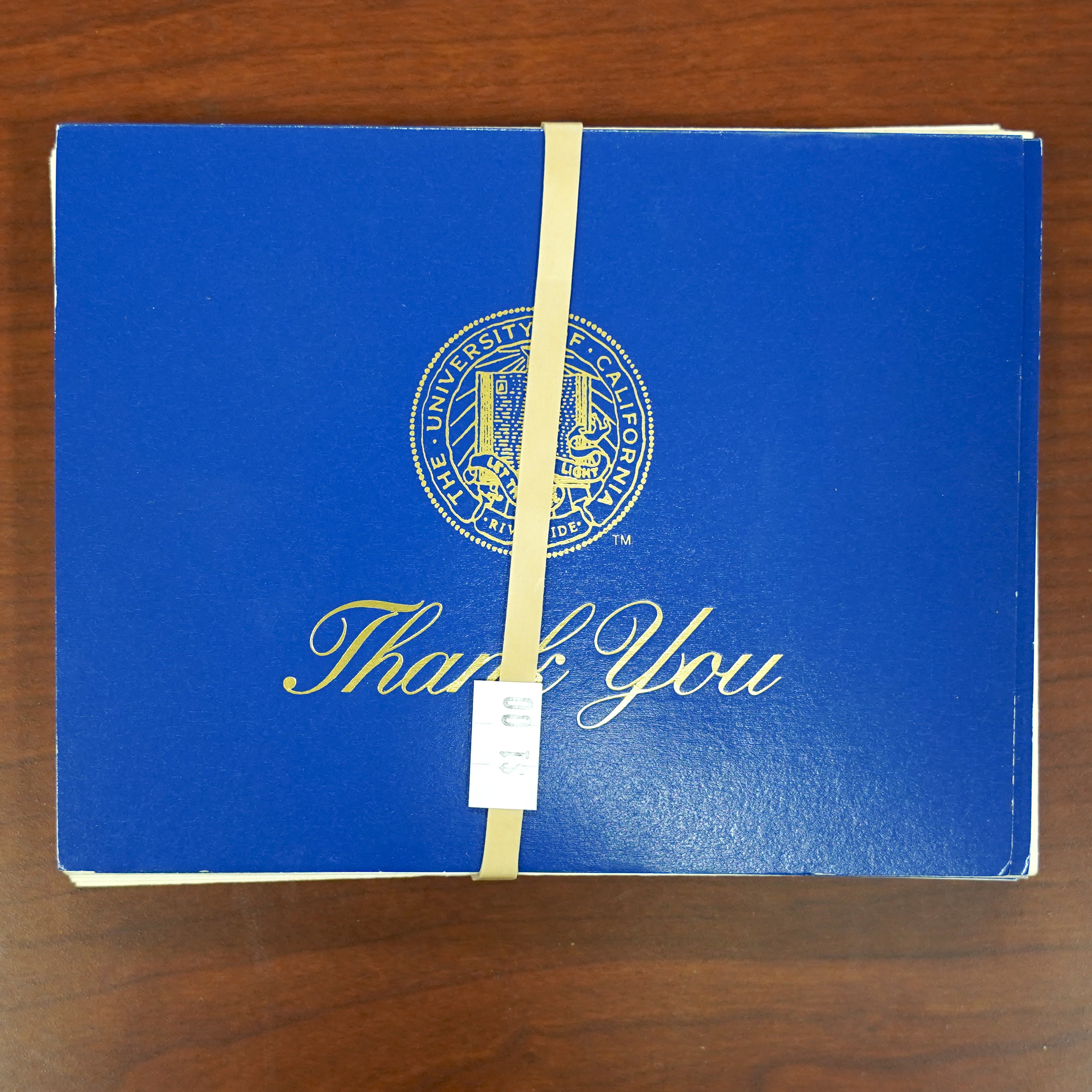 UCR-branded Thank You Cards