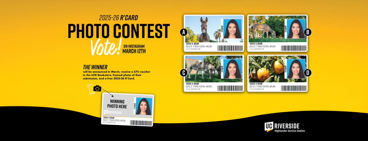 UCR photo contest finalists