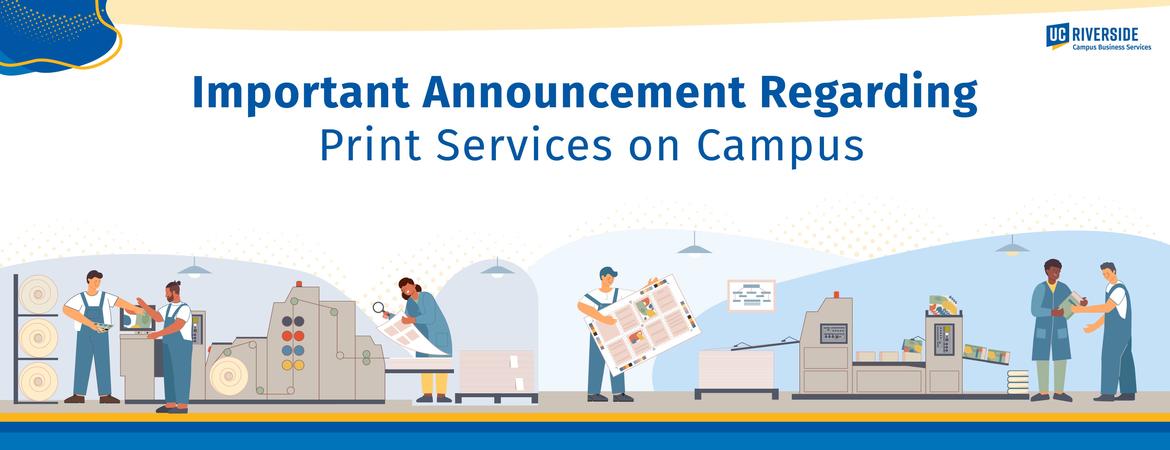 Print Services on Campus