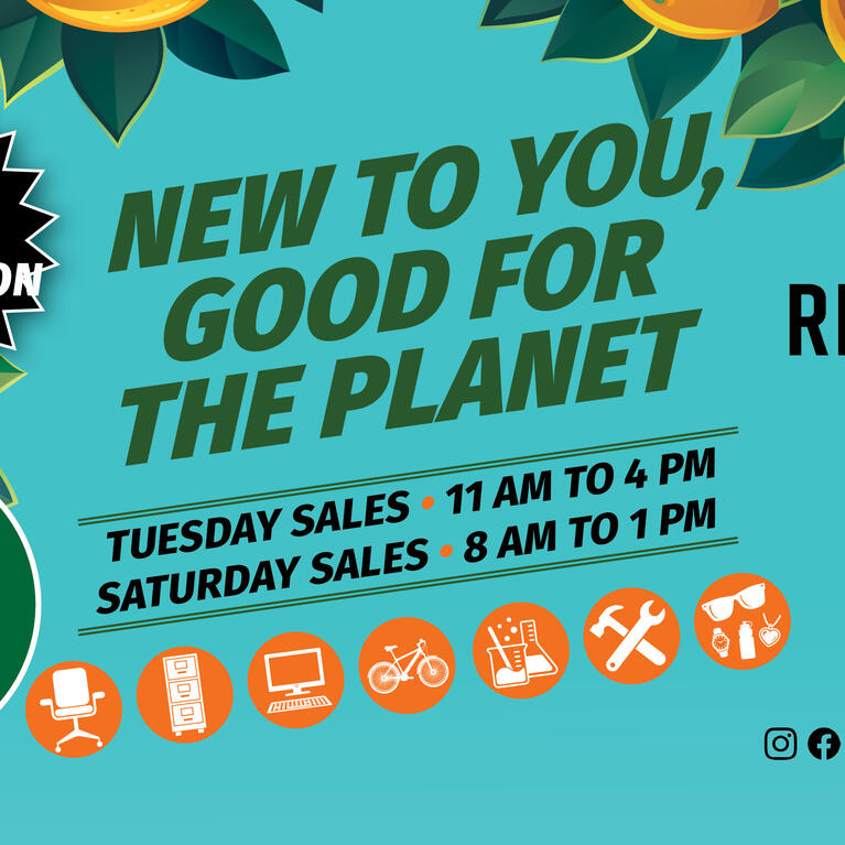 Tuesday sales 11 am to 4 pm, Saturday sales 8 am to 1 pm