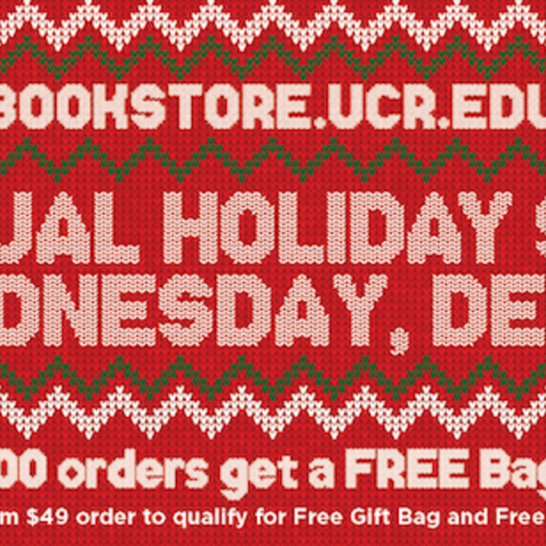 Bookstore Virtual Holiday Sale.
