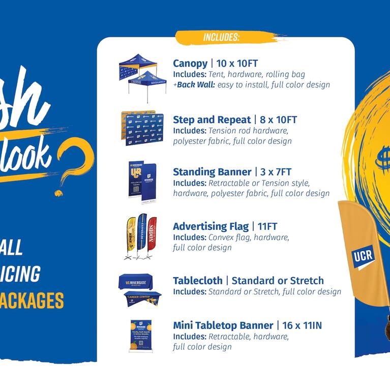 Auxiliary Design Services branding package banner sheet.